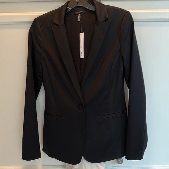 🖤 Drew Doves Cry Satin Blazer - NWT - size small 🖤 - Picture 4 of 12
